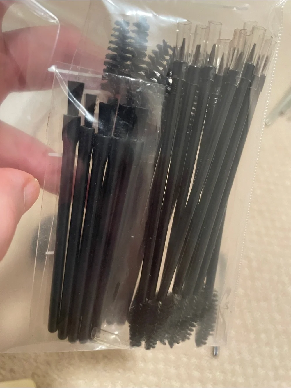 🖤5/$25 makeup Supplies - Black Brush and Makeup Accessories Set spoolies